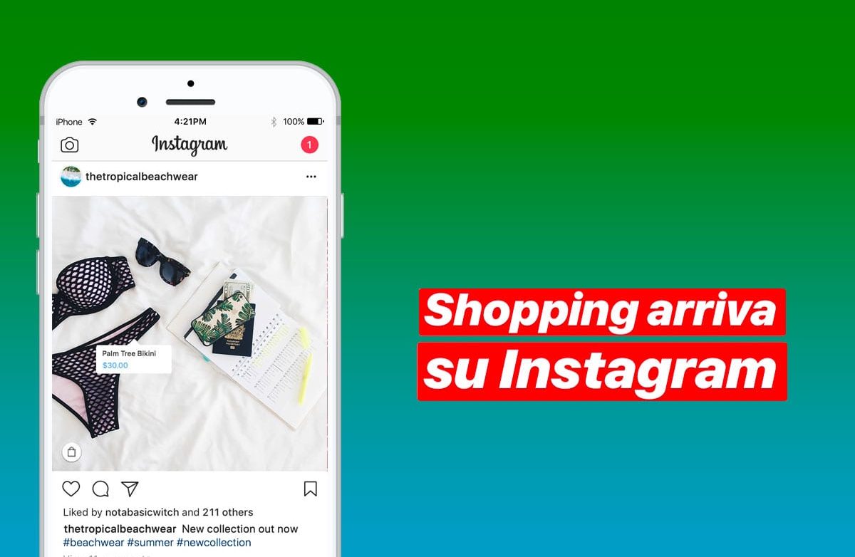 Anche in Italia arriva Instagram Shopping: come utilizzarlo